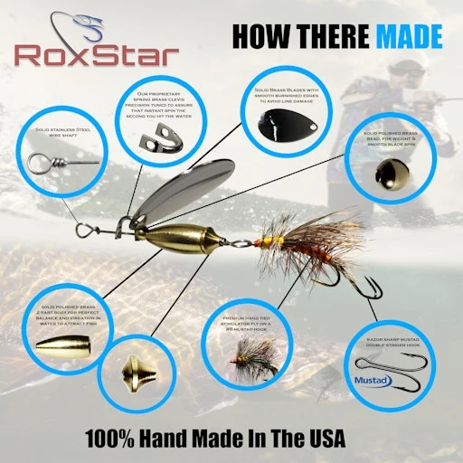 Fly Strikers | Premium Trout Spinners 100% USA Handmade | Proven Nationwide Most Effective All Around Spinner For Trout, Bass, Panfish, Pike 5 Fly Strikers | Premium Trout Spinners 100% USA Handmade | Proven Nationwide Most Effective All Around Spinner For Trout, Bass, Panfish, Pike - Image 5