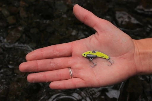 SteelShad Mini - 1/4 Oz - Yellow Shad (2pk) 2 SteelShad Mini - 1/4 Oz - Yellow Shad (2pk) - Image 2