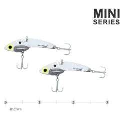 SteelShad Mini - 1/4 Oz - White Shad (2pk) -Rod Reel Kit Sales Store 63YTlXVMIQAcKtX2arlXeUCnI