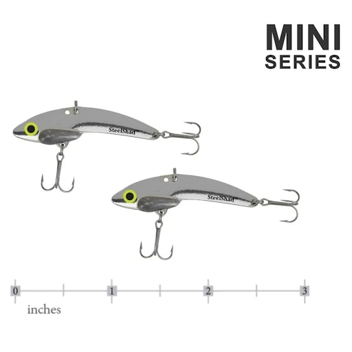 SteelShad Mini - 1/4 Oz - Silver (2pk) 7 SteelShad Mini - 1/4 Oz - Silver (2pk) - Image 7