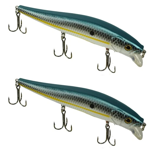 Tackle HD Fiddle-Styx Magnum Jerkbait 2 Pack - SX Shad 1 Tackle HD Fiddle-Styx Magnum Jerkbait 2 Pack - SX Shad