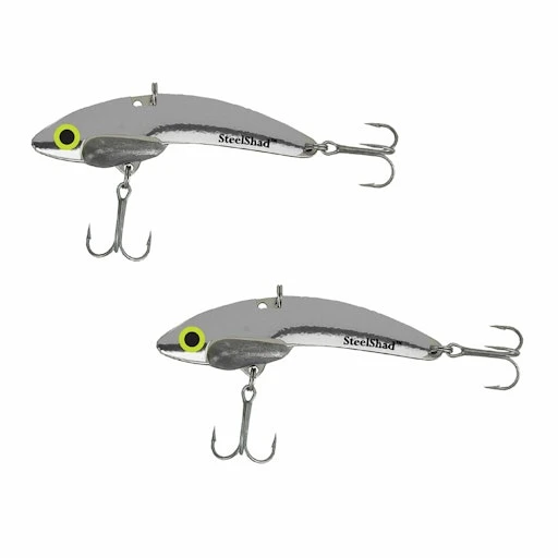SteelShad Mini - 1/4 Oz - Silver (2pk) 1 SteelShad Mini - 1/4 Oz - Silver (2pk)